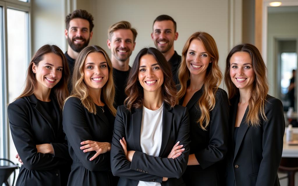 El equipo de peluqueros y expertos en belleza de SolHilo Studio en Madrid